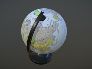 globe Modello 3D