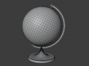 globe Modello 3D