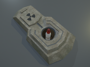 missile silo Modelo 3D