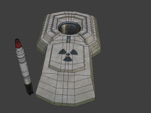missile silo Modelo 3D