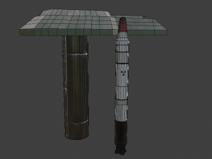 missile silo Modelo 3D