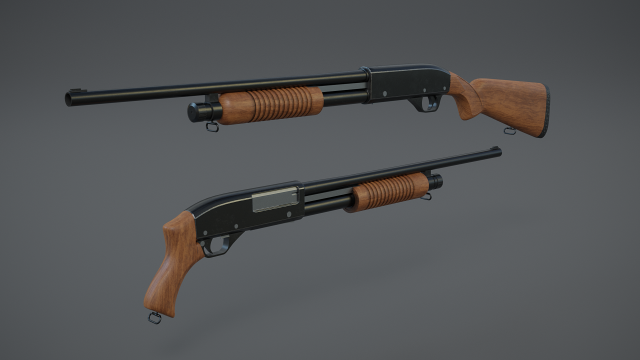 shotmr-133 3D 모델 .c4d .max .obj .3ds .fbx .stl .blend 