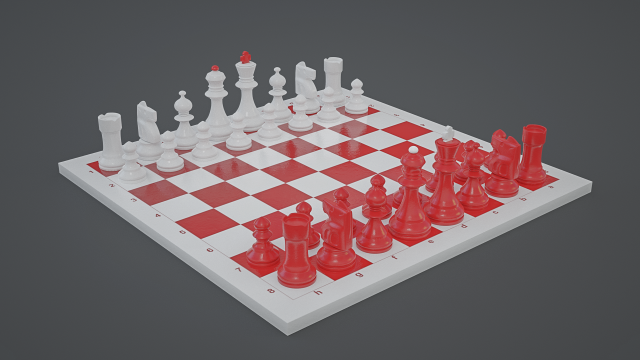 chess Modelo 3D .c4d .max .obj .3ds .fbx .stl .blend 