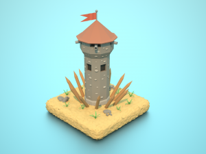 watch tower 3D Model
