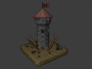 watch tower 3D Model