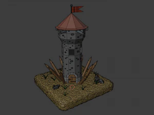 watch tower 3D Model