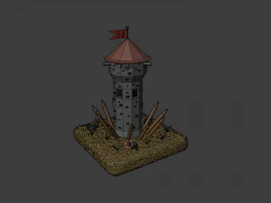 watch tower 3D Model