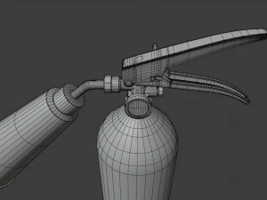 fire extinguisher 3D Model
