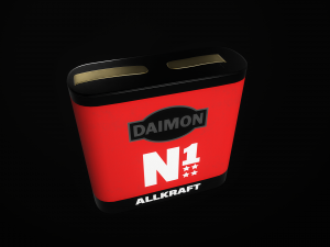 battery square 3r12 3D Model