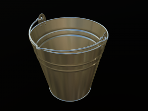 bucket 3D 모델