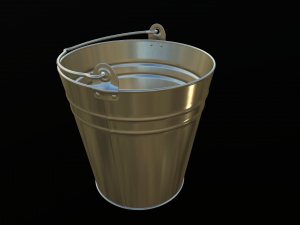 bucket 3D 모델
