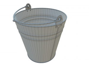 bucket 3D 모델