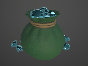 bag of diamonds 3D 模型