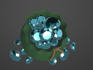 bag of diamonds 3D 模型