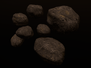 asteroids 3D Model