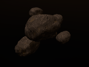 asteroids Model 3D