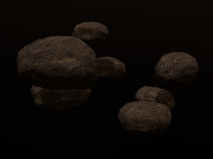 asteroids Model 3D