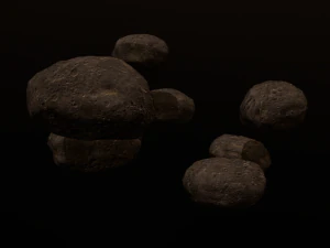 asteroidi Modello 3D