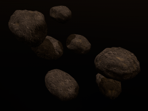 asteroids Model 3D