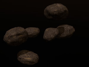 asteroids Model 3D