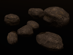 asteroids Model 3D