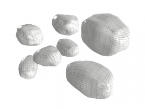 asteroids Model 3D
