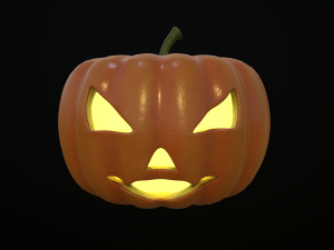halloween pumpkin 3D 模型