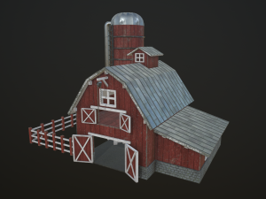 farm barn 3D Model