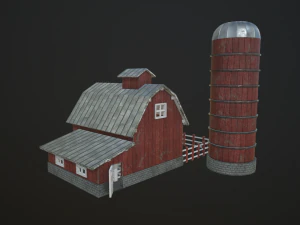 farm barn 3D Model