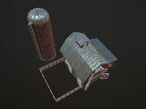 farm barn 3D Model
