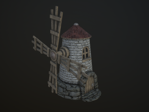 windmill 3D Model