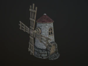 windmill 3D Model