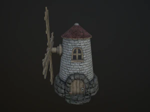 windmill 3D Model