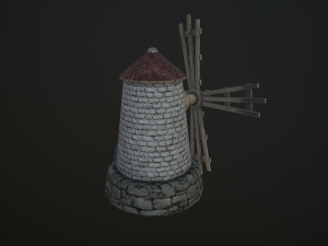 windmill 3D Model