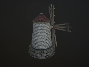 windmill 3D Model