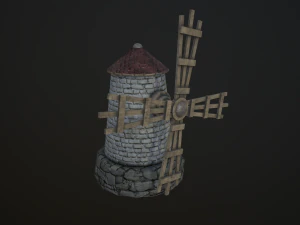 windmill 3D Model