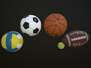 gaming balls Modelo 3D