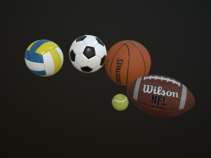 gaming balls Modelo 3D