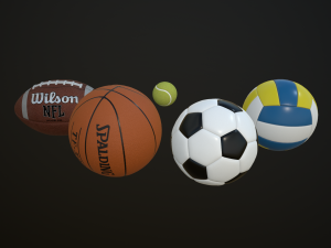 gaming balls Modelo 3D