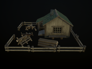 lumberjack house 3D Model