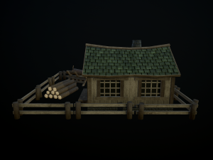 lumberjack house 3D Model