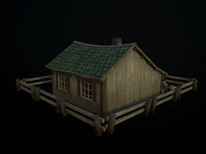 дом лесоруба 3D Модель