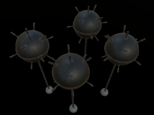 sea mine Model 3D