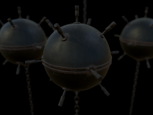 sea mine Model 3D