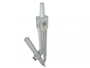 drawing compass plastic Modello 3D