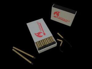 matches 3D Model