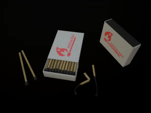 matches 3D Model