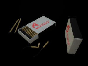 matches 3D Model