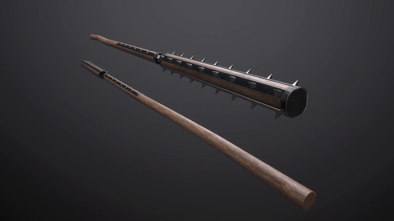 battle flail 3D Model .c4d .max .obj .3ds .fbx .stl .blend 
