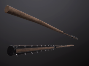 battle flail Modèle 3D
